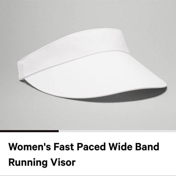 lululemon athletica White Women's Visor - Picture 1 of 4